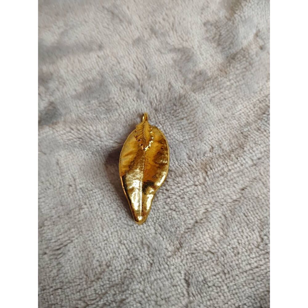 Gold Dipped Leaves And Other Pendants - image 4